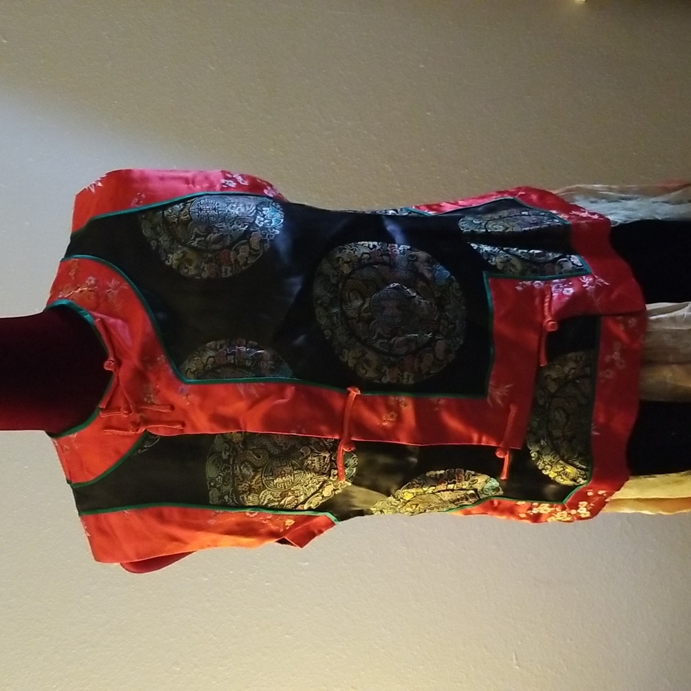 Chinese Red Blouse